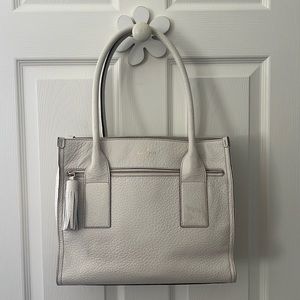 Kate Spade shopper tote in "clotted cream"